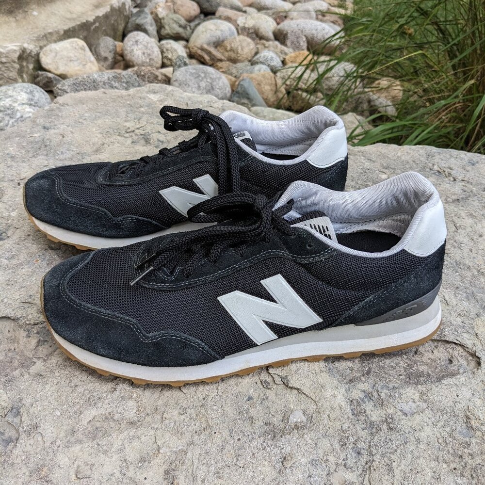 Men's New Balance 515 V3 Workwear Black/White Sneaker 12M